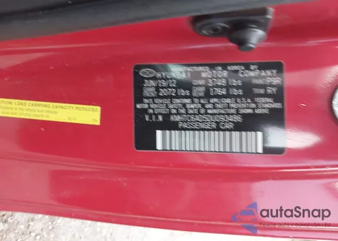 2013 Hyundai Veloster Base W/Black из США, поврежденный, VIN KMHTC6AD5DU093486